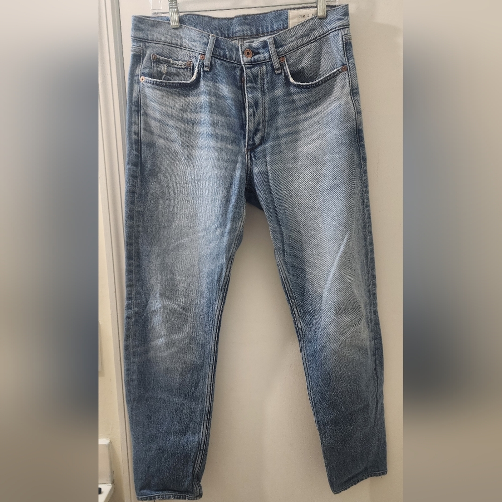 Rag & Bone Classic Blue Denim Jeans, Size 32×32,‎ 69% Organic Cotton.